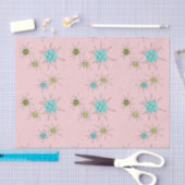 Papier de soie de soie atomique iconique rose de (Artisanat)