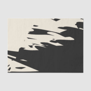 Papier de soie de soie audacieux d'abrégé sur noir