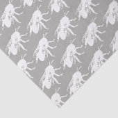 Papier de soie de soie blanc de silhouette (Détail)
