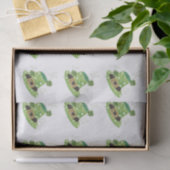 Papier de soie de soie blanc du casquette du lutin (Cadeau)