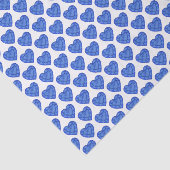 Papier de soie de soie bleu d'art d'aquarelle de (Détail)