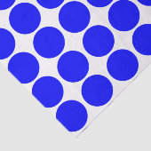 Papier de soie de soie bleu de base de point de (Détail)