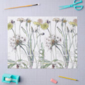 Papier de soie de soie botanique de fleurs (Artisanat)