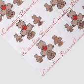 Papier de soie de soie canadien de castor (Détail)