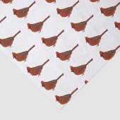 Papier de soie de soie cardinal géométrique (Détail)