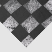 Papier de soie de soie Checkered de drapeau (Détail)