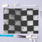 Papier de soie de soie Checkered de drapeau (Artisanat)