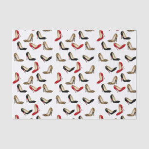 Papier de soie de soie chic de talons stylets