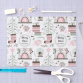 Papier de soie de soie confortable de motif de (Artisanat)