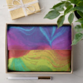 Papier de soie de soie crépusculaire d'arc-en-ciel (Cadeau)