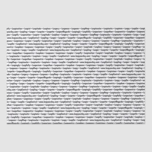 Papier de soie de soie d'année bissextile (Recto)