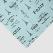 Papier de soie de soie d'Aqua de collage (Détail)