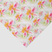 Papier de soie de soie d'aquarelle d'Alstroemeria (Détail)