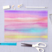 Papier de soie de soie d'aquarelle d'arc-en-ciel (Artisanat)