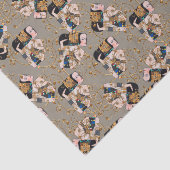 Papier de soie de soie d'arabesque de Klimt (Détail)