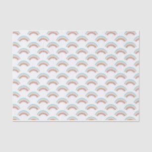 Papier de soie de soie d'arc-en-ciel