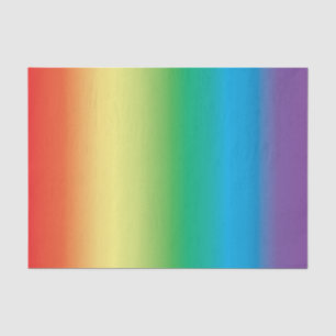 Papier de soie de soie d'arc-en-ciel
