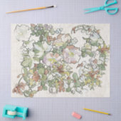 Papier de soie de soie d'art de fleurs de rose (Artisanat)