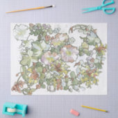 Papier de soie de soie d'art de fleurs de rose (Artisanat)