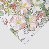 Papier de soie de soie d'art de fleurs de rose (Détail)