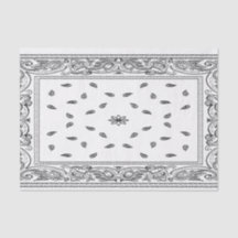 Papier de soie de soie de Bandana