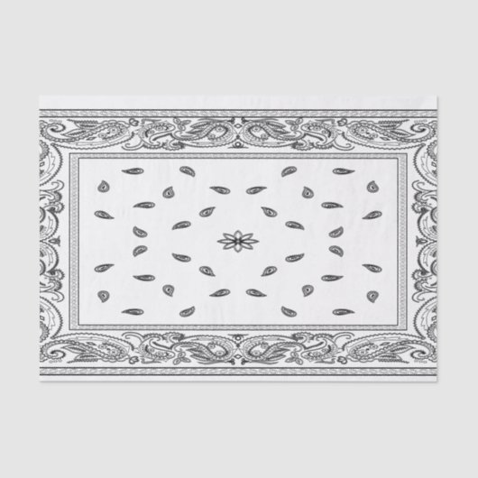 Papier de soie de soie de Bandana (Recto)