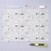 Papier de soie de soie de bandes dessinées de (Artisanat)