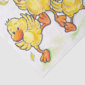 Papier de soie de soie de bébés de canard (Détail)