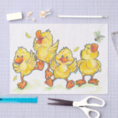 Papier de soie de soie de bébés de canard (Artisanat)