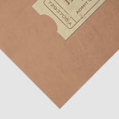 Papier de soie de soie de billet (Détail)