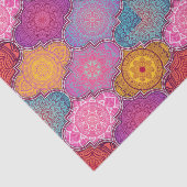 Papier de soie de soie de Bohème tribal vibrant (Détail)