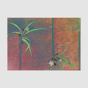 Papier de soie de soie de BOIS DE GRAVEUR de MOTIF