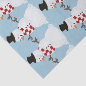 Papier de soie de soie de bonhomme de neige (Détail)