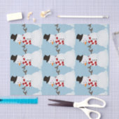 Papier de soie de soie de bonhomme de neige (Artisanat)