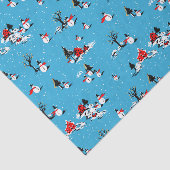 Papier de soie de soie de bonhomme de neige de (Détail)