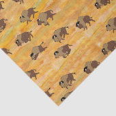 Papier de soie de soie de Buffalo de prairie (Détail)