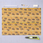 Papier de soie de soie de Buffalo de prairie (Artisanat)