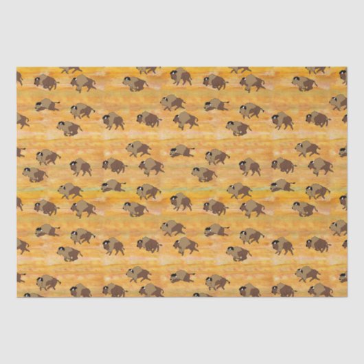 Papier de soie de soie de Buffalo de prairie (Recto)