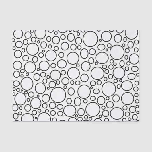 Papier de soie de soie de bulles (Recto)