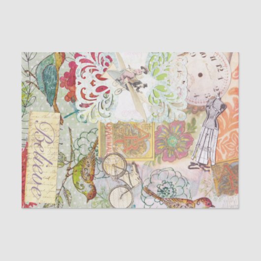 papier de soie de soie de cadeau (Recto)