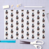 Papier de soie de soie de canard de Mallard (Artisanat)