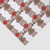 Papier de soie de soie de castor de feuille (Détail)