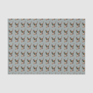 Papier de soie de soie de CAT de CALICOT d'HIVER