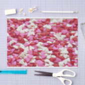 Papier de soie de soie de coeur de sucrerie de (Artisanat)