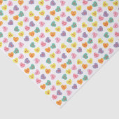 Papier de soie de soie de coeurs de sucrerie de (Détail)