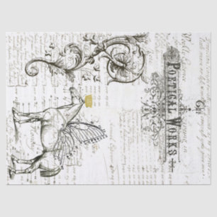 Papier de soie de soie de collage de Digitals de