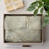 Papier de soie de soie de collage de nature (Cadeau)