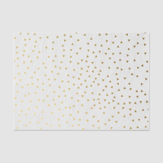 Papier de soie de soie de confettis de triangle (Recto)