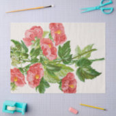 Papier de soie de soie de corail d'art de fleur de (Artisanat)