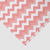 Papier de soie de soie de corail de Chevron (Détail)